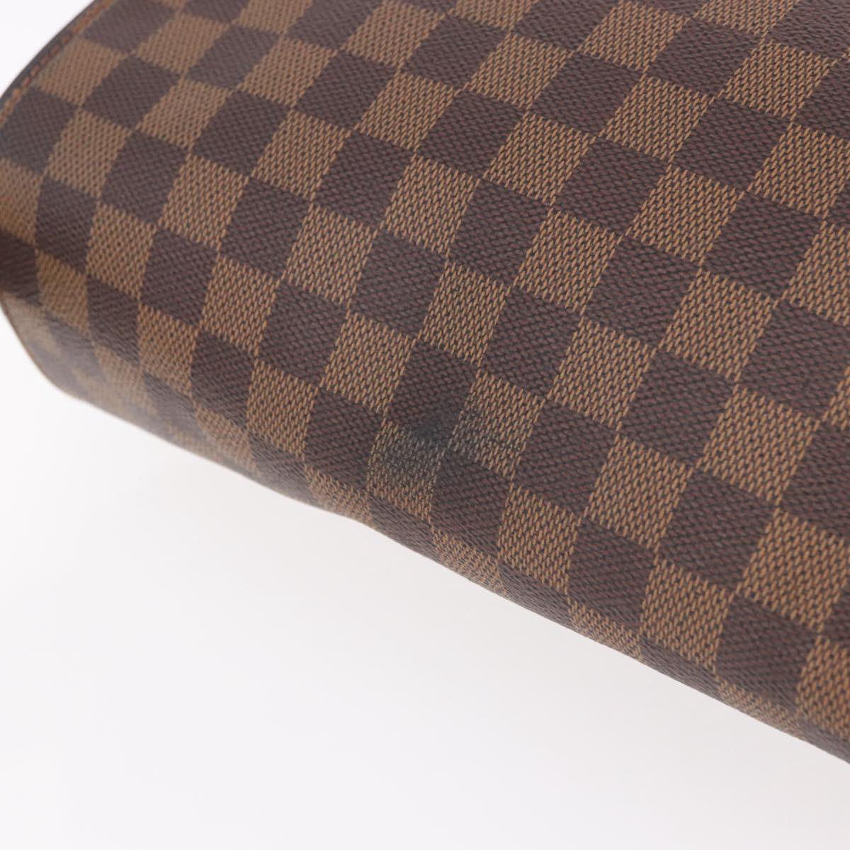 LOUIS VUITTON Damier Ebene Bastille Shoulder Bag N45258 LV Auth 188400