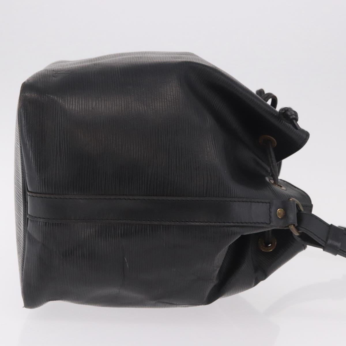 LOUIS VUITTON Epi Petit Noe Shoulder Bag Black M44102 LV Auth 188401