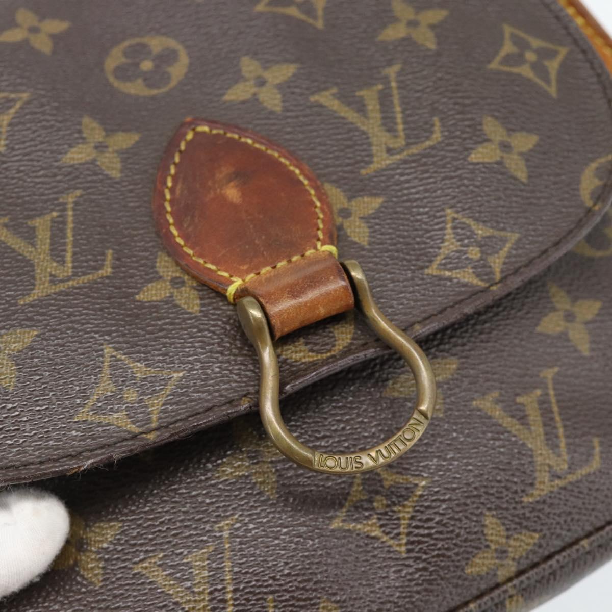 LOUIS VUITTON Monogram Saint Cloud MM Shoulder Bag M51243 LV Auth 188402