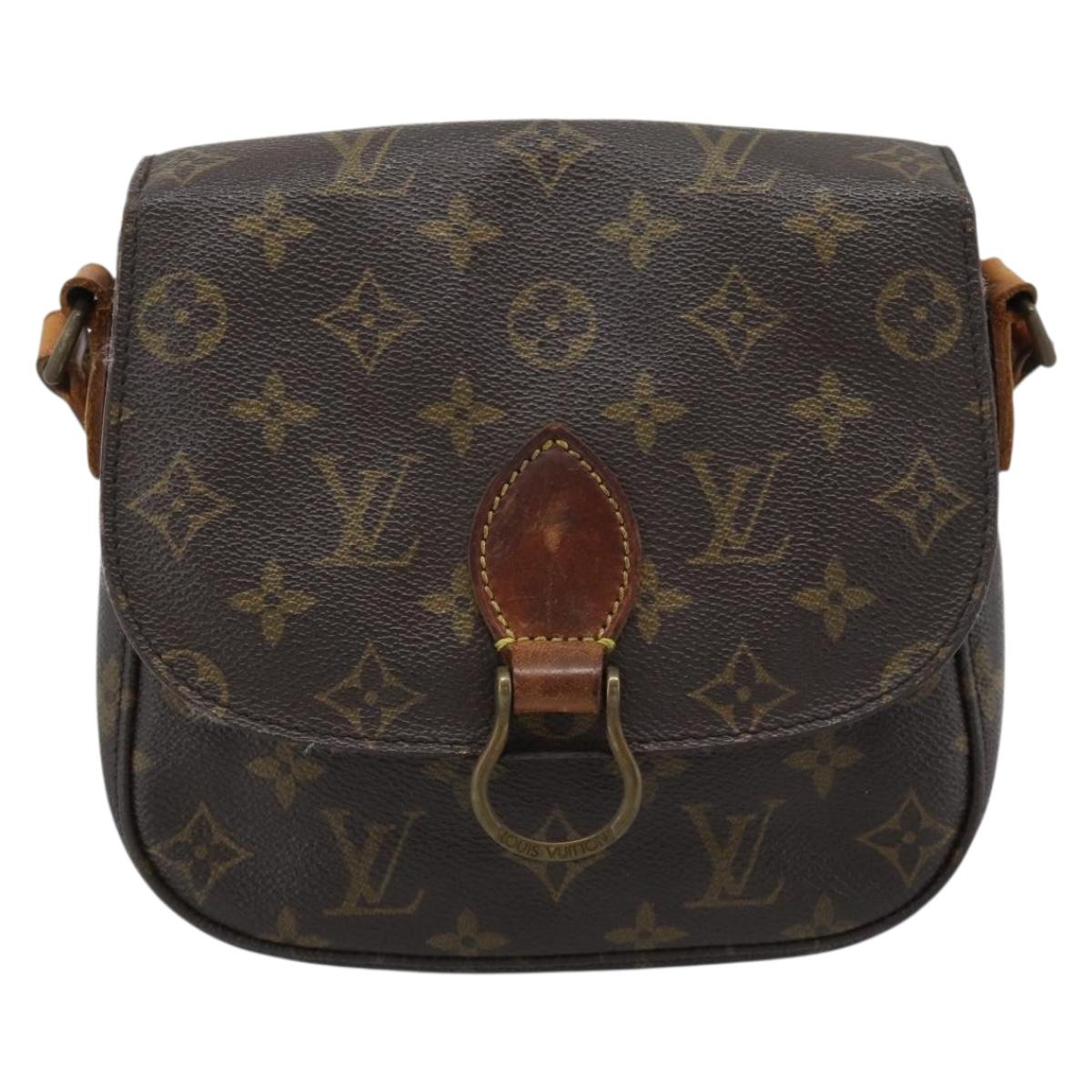 LOUIS VUITTON Monogram Saint Cloud MM Shoulder Bag M51243 LV Auth 188402