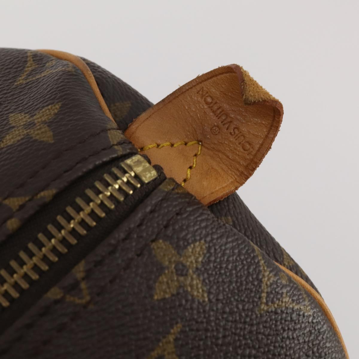 LOUIS VUITTON Monogram Keepall 55 Boston Bag M41424 LV Auth 188403V