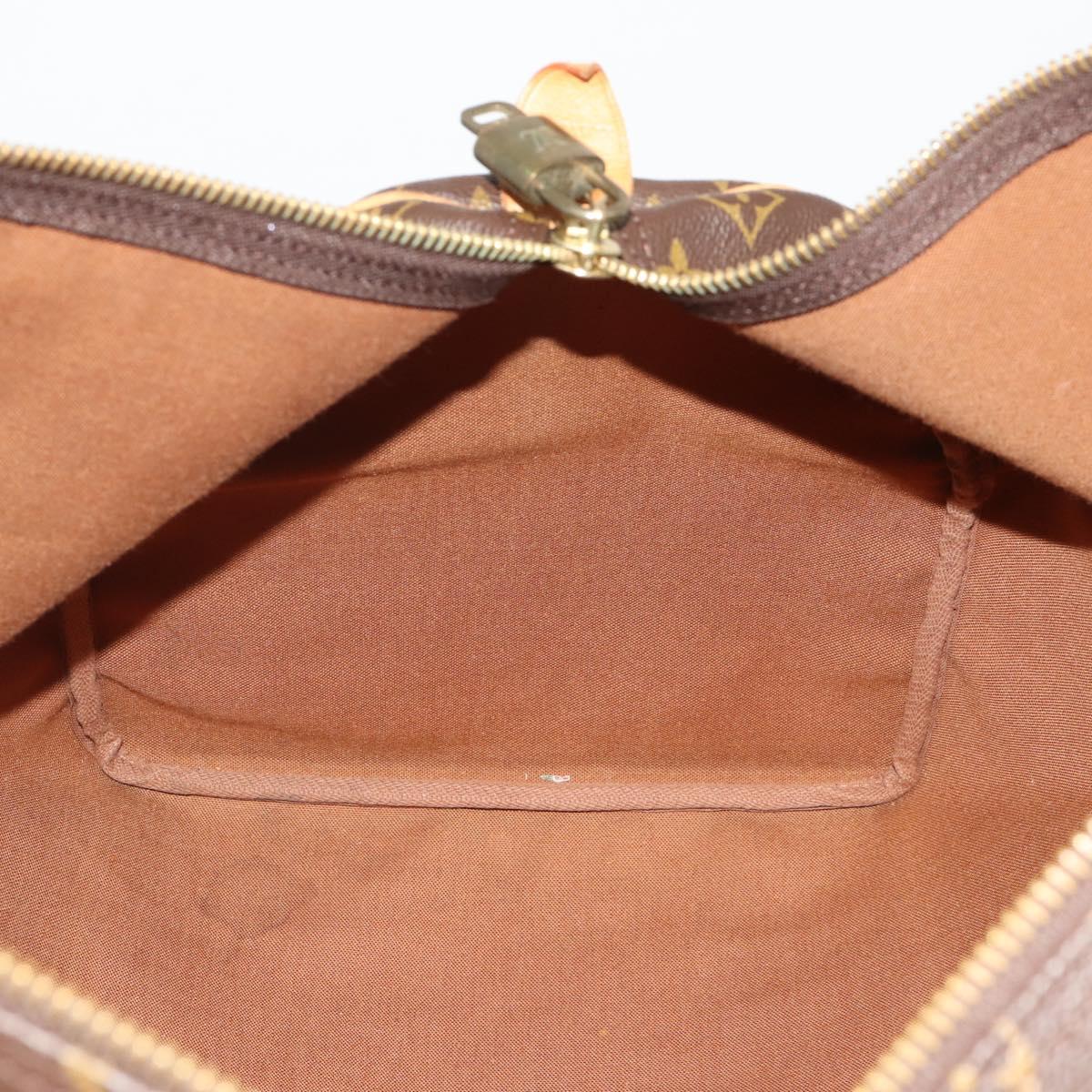 LOUIS VUITTON Monogram Keepall 55 Boston Bag M41424 LV Auth 188403V
