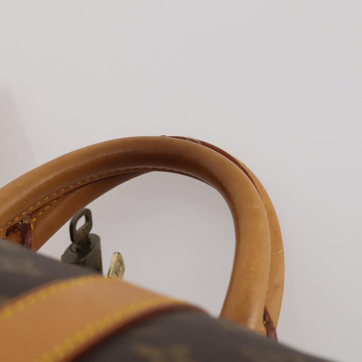 LOUIS VUITTON Monogram Keepall 55 Boston Bag M41424 LV Auth 188403V