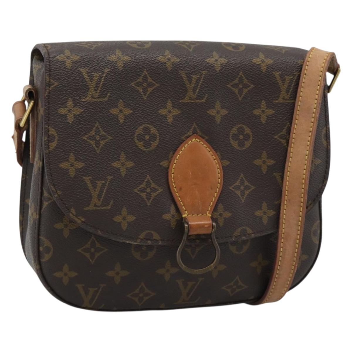 LOUIS VUITTON Monogram Saint Cloud GM Shoulder Bag M51242 LV Auth 188412