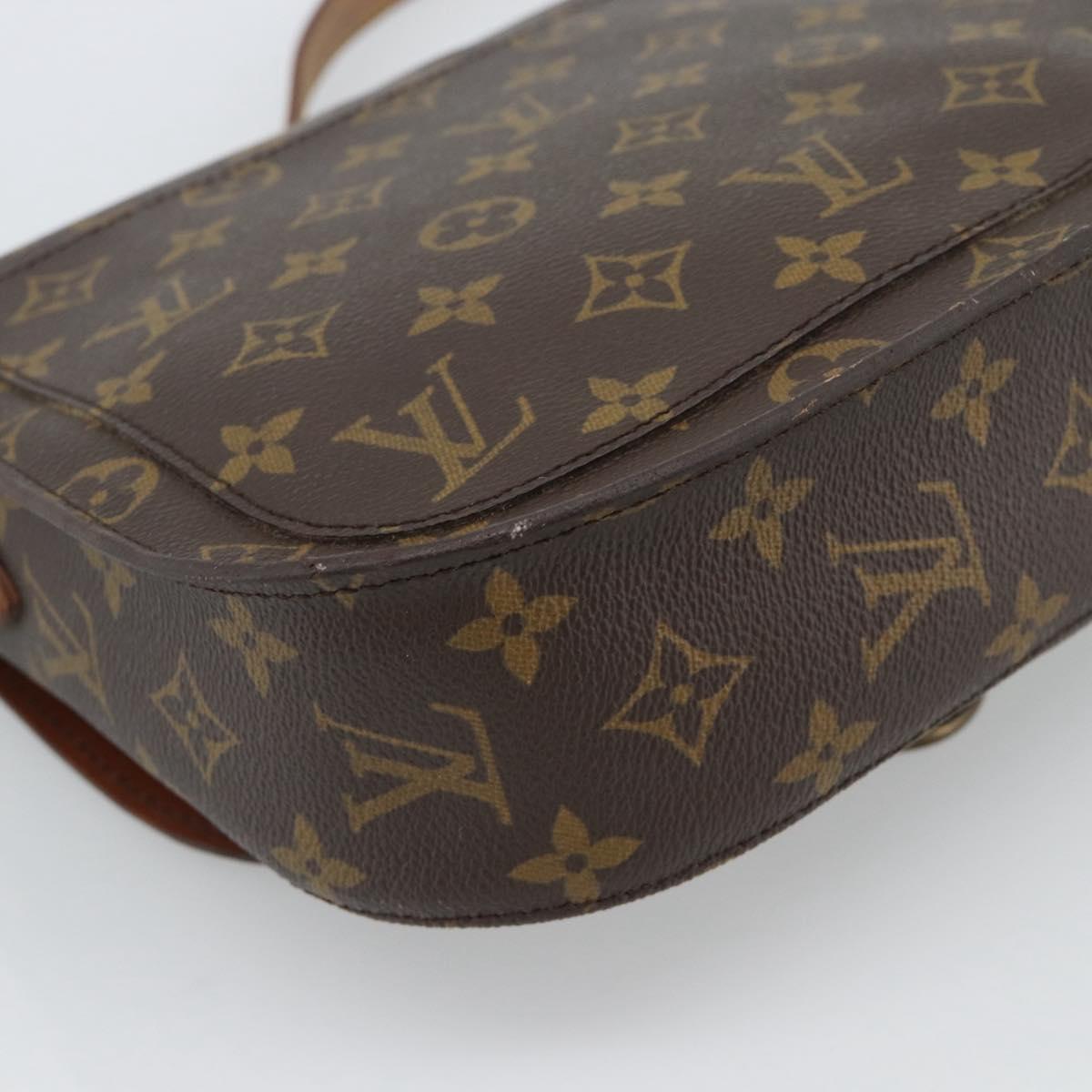 LOUIS VUITTON Monogram Saint Cloud GM Shoulder Bag M51242 LV Auth 188412