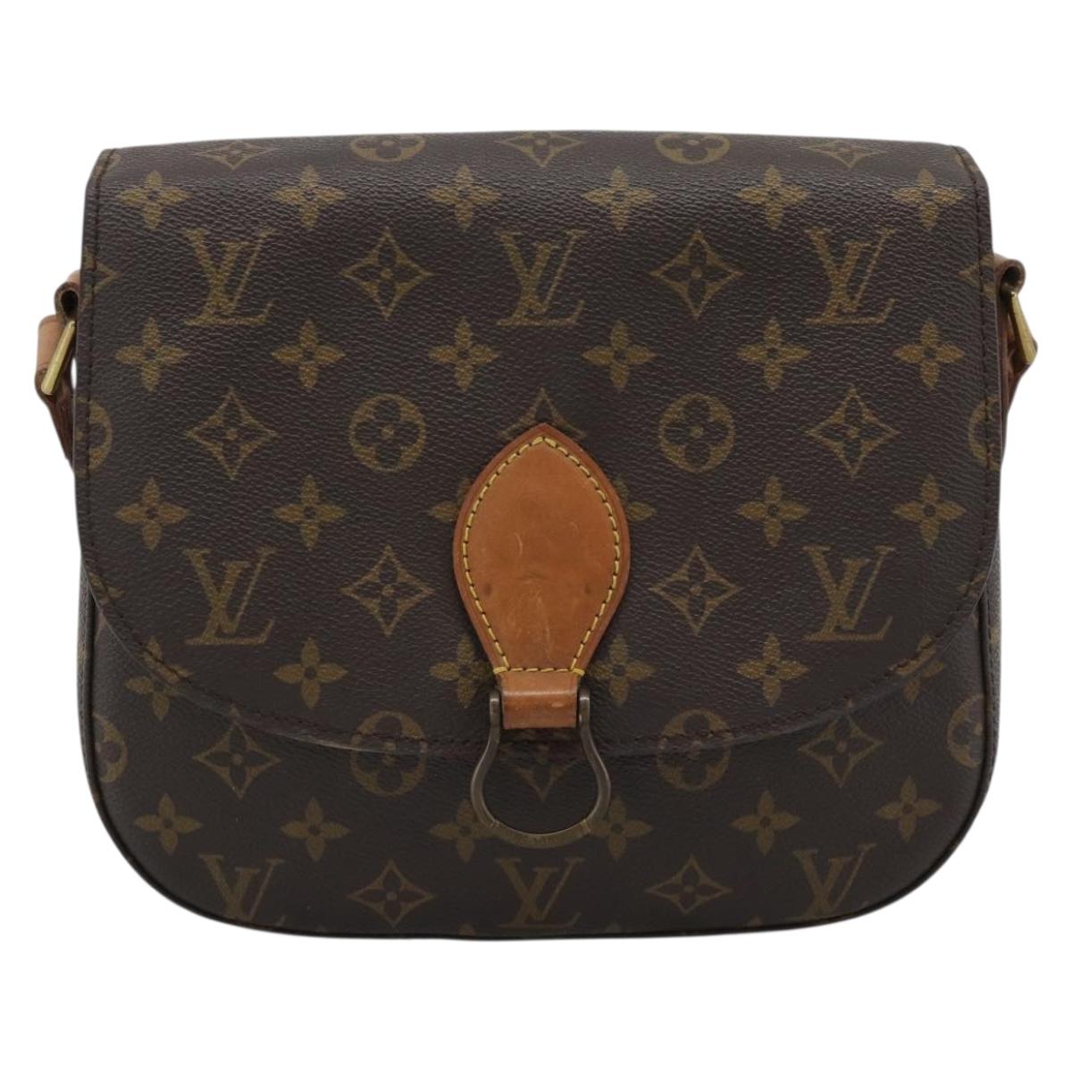LOUIS VUITTON Monogram Saint Cloud GM Shoulder Bag M51242 LV Auth 188412