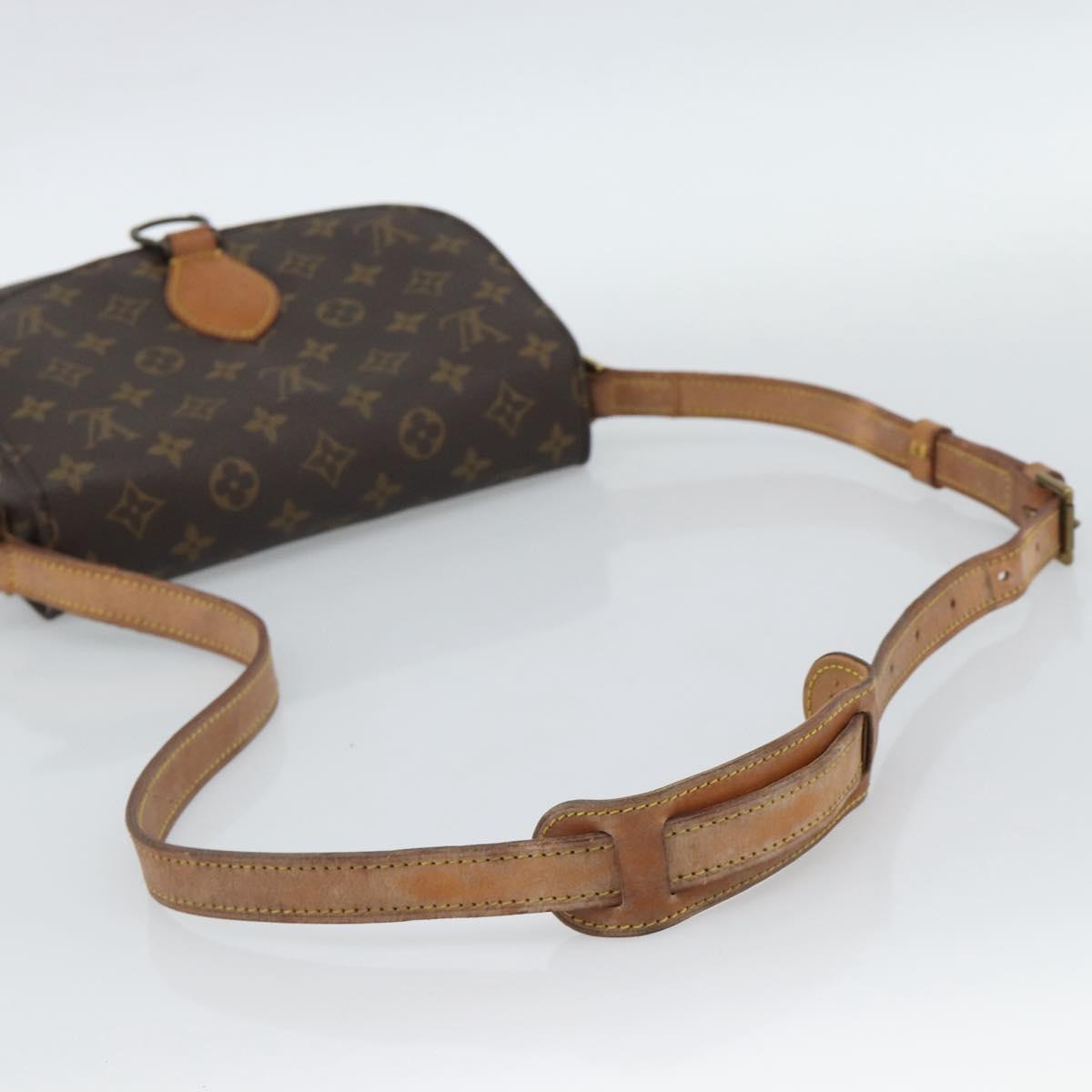 LOUIS VUITTON Monogram Saint Cloud GM Shoulder Bag M51242 LV Auth 188412