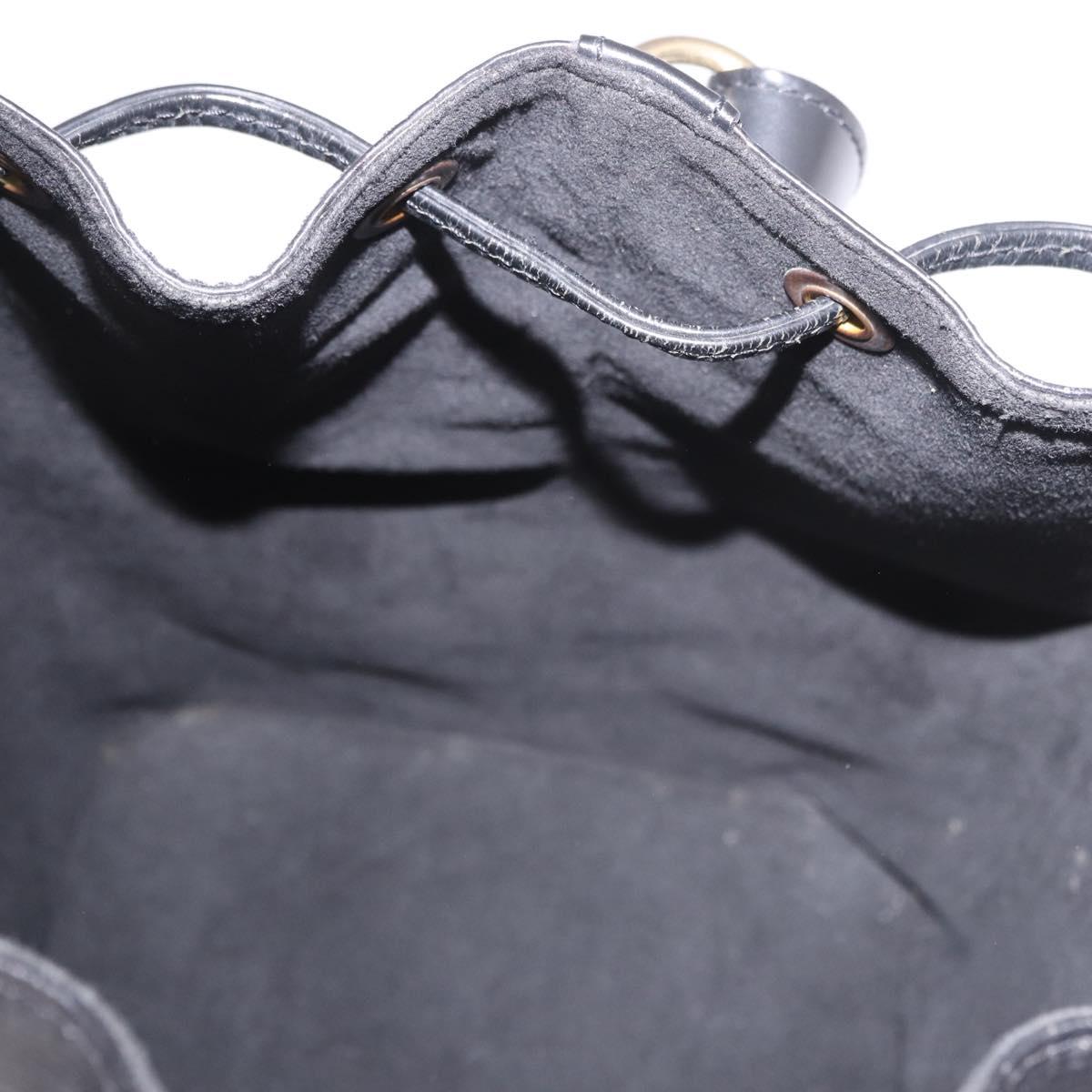 LOUIS VUITTON Epi Petit Noe Shoulder Bag Black M44102 LV Auth 188413SAV