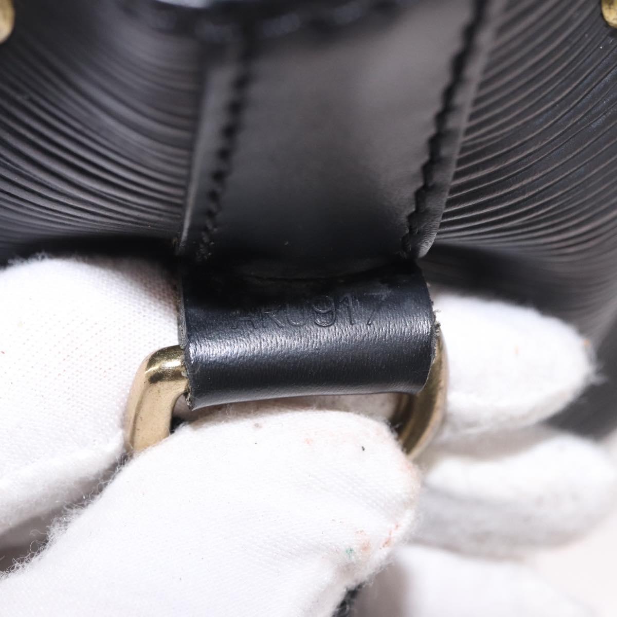 LOUIS VUITTON Epi Petit Noe Shoulder Bag Black M44102 LV Auth 188413SAV