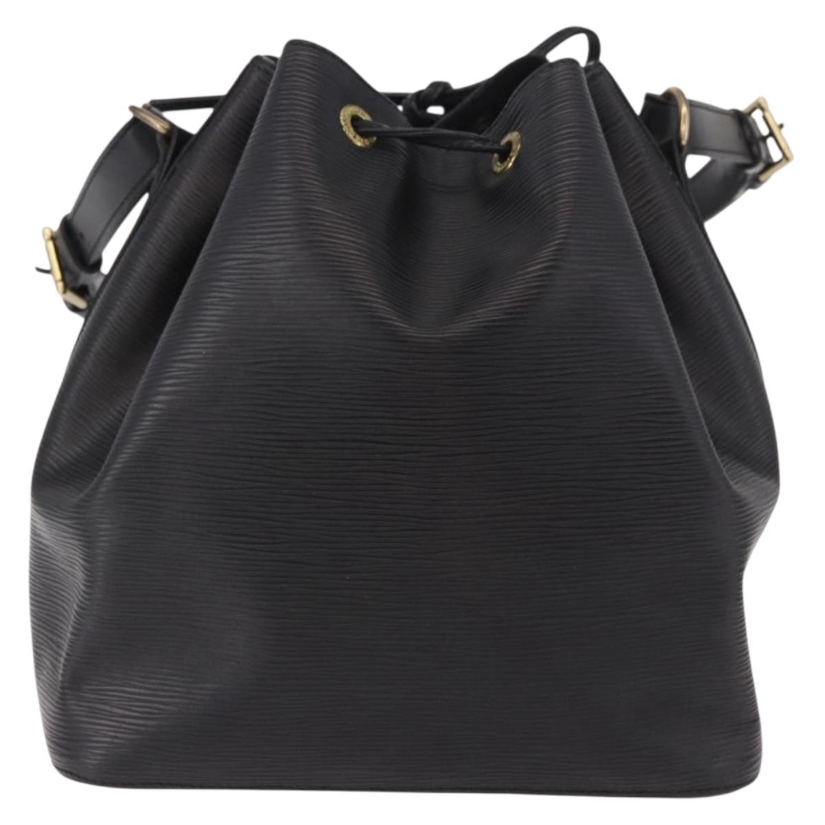 LOUIS VUITTON Epi Petit Noe Shoulder Bag Black M44102 LV Auth 188413SAV