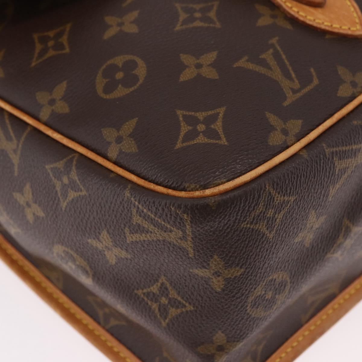 LOUIS VUITTON Monogram Gibeciere GM Shoulder Bag M42246 LV Auth 188421