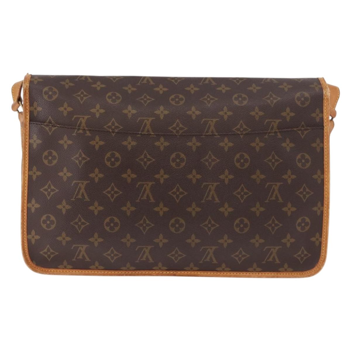 LOUIS VUITTON Monogram Gibeciere GM Shoulder Bag M42246 LV Auth 188421