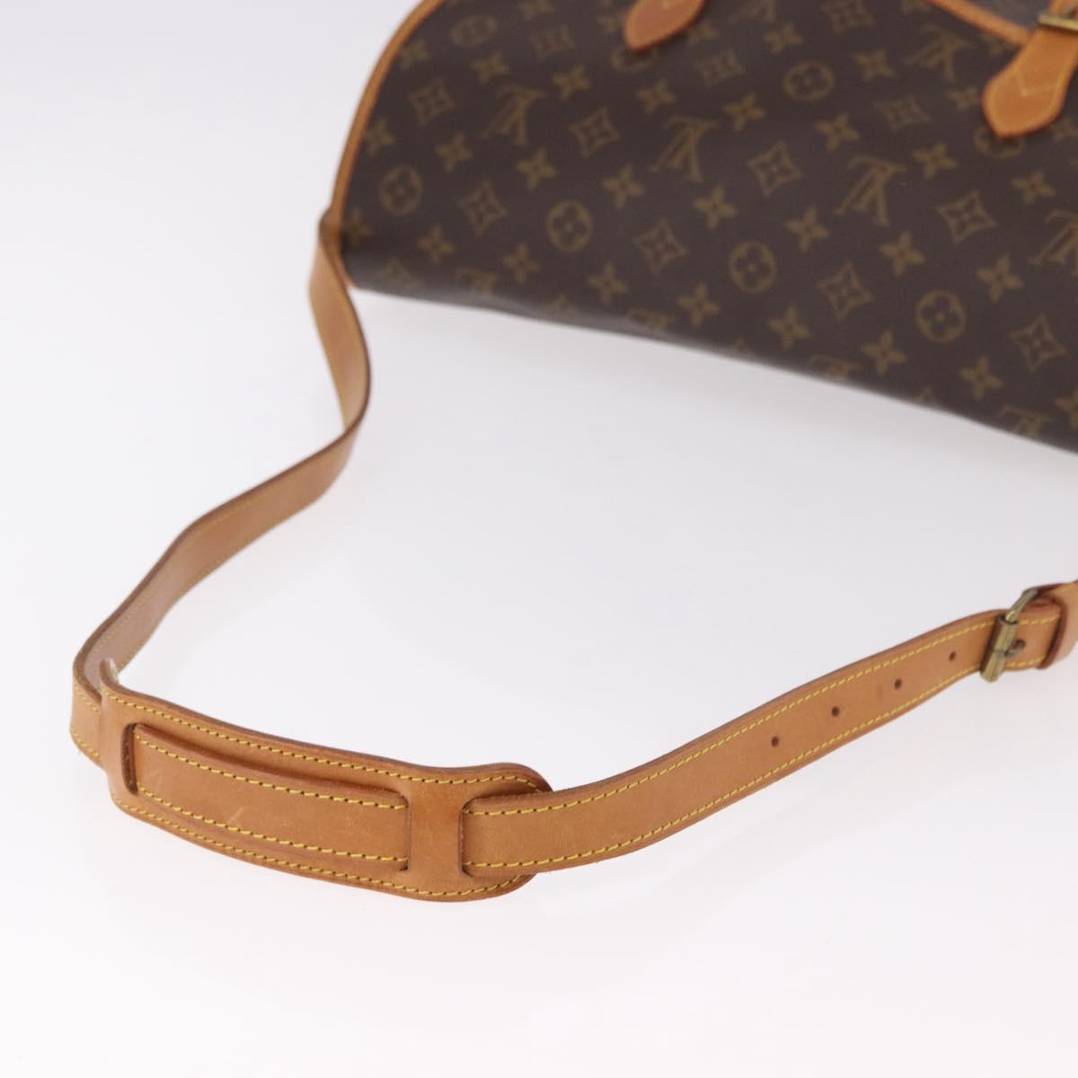 LOUIS VUITTON Monogram Gibeciere GM Shoulder Bag M42246 LV Auth 188421