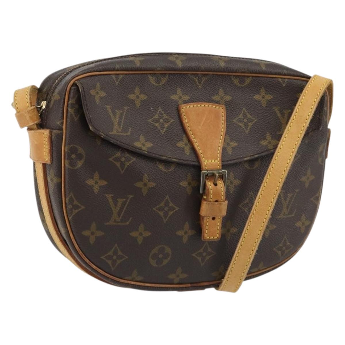 LOUIS VUITTON Monogram Jeune Fille MM Shoulder Bag M51226 LV Auth 188422