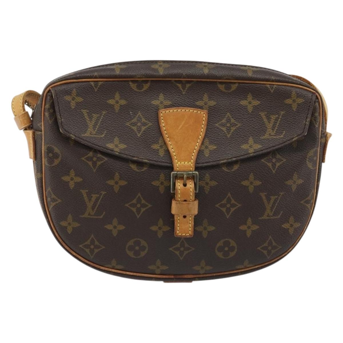 LOUIS VUITTON Monogram Jeune Fille MM Shoulder Bag M51226 LV Auth 188422