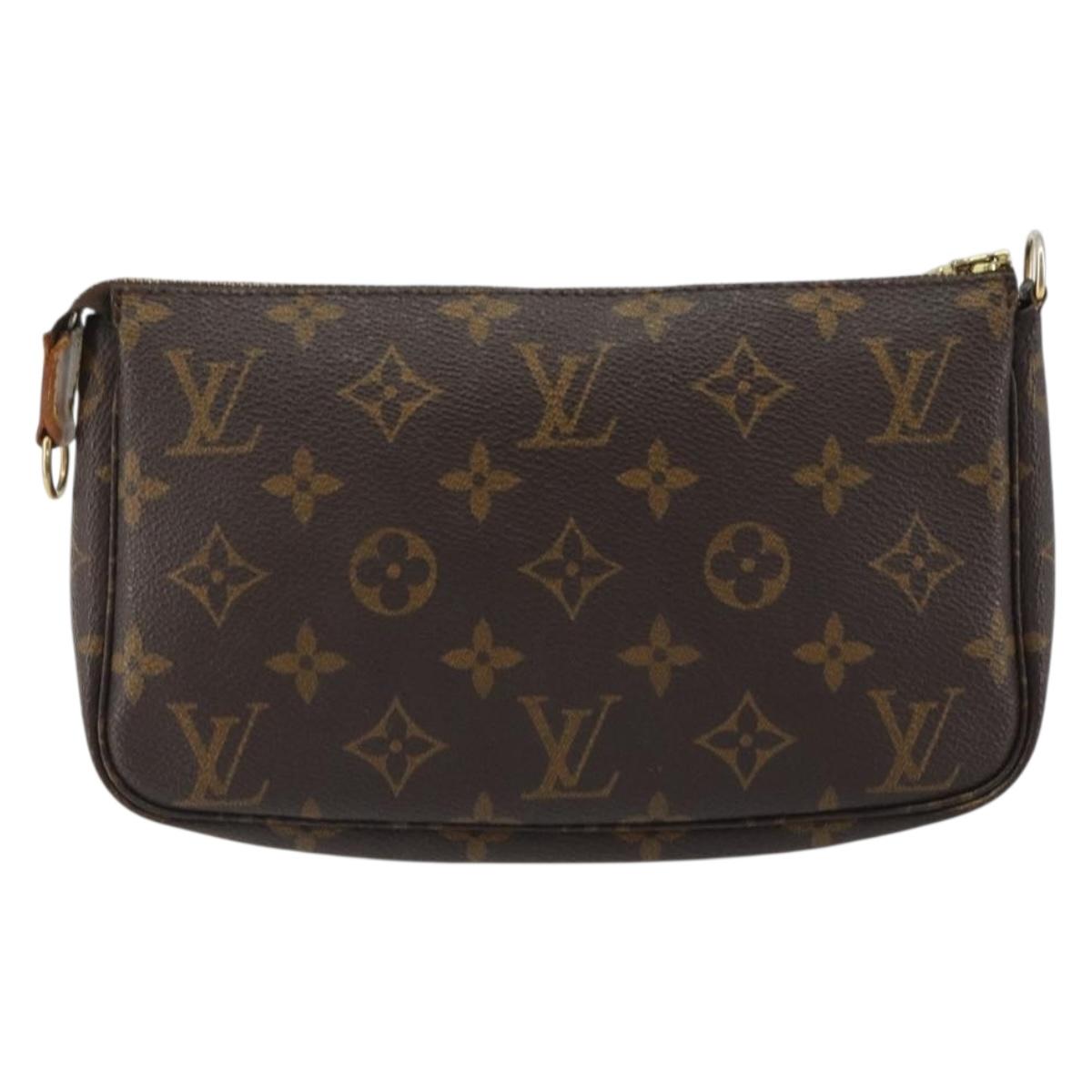 LOUIS VUITTON Monogram Pochette Accessoires Accessory Pouch M51980 Auth 188425