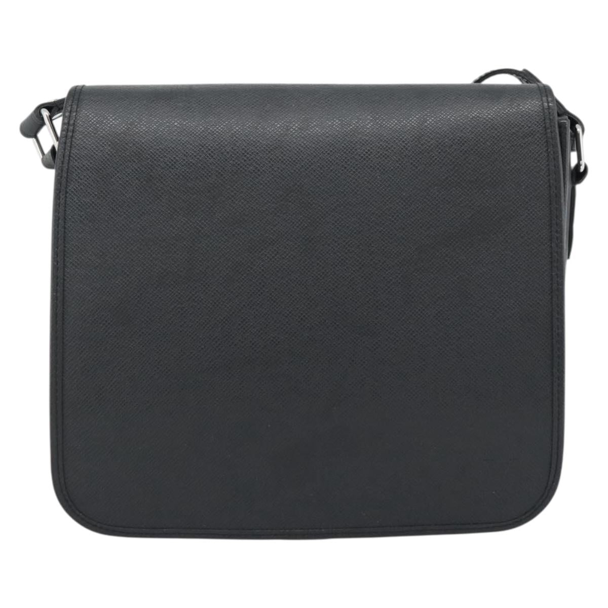 LOUIS VUITTON Taiga Andrei Shoulder Bag Ardoise M32482 LV Auth 188427V
