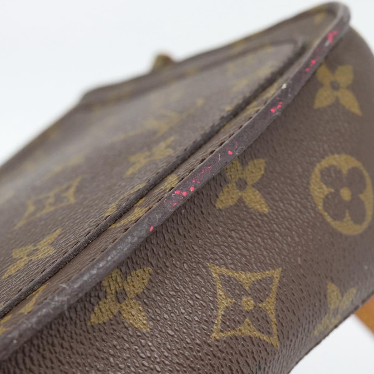 LOUIS VUITTON Monogram Saint Cloud MM Shoulder Bag M51243 LV Auth 188428