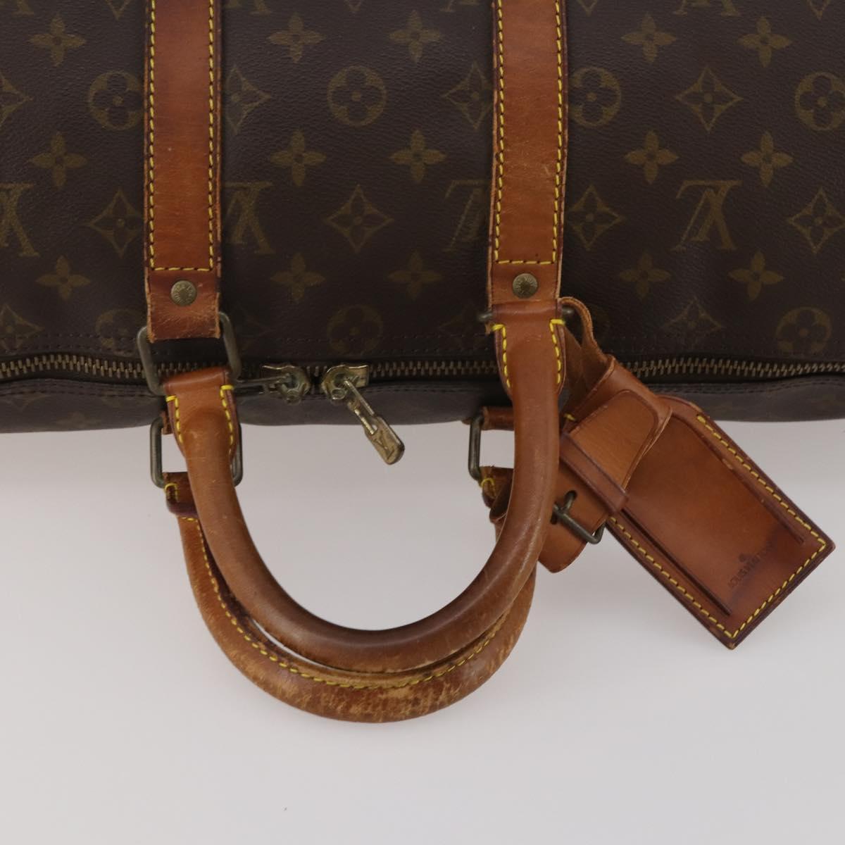 LOUIS VUITTON Monogram Keepall 45 Boston Bag M41428 LV Auth 188431