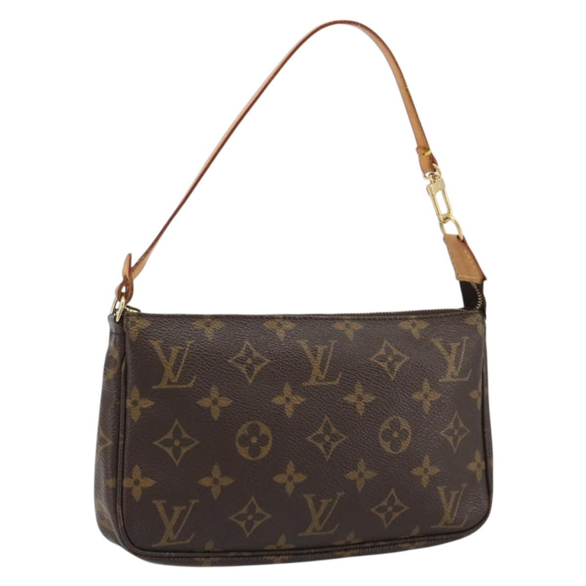 LOUIS VUITTON Monogram Pochette Accessoires Pouch M51980 Auth 188456SAV