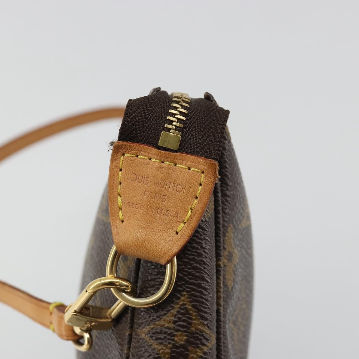 LOUIS VUITTON Monogram Pochette Accessoires Pouch M51980 Auth 188456SAV