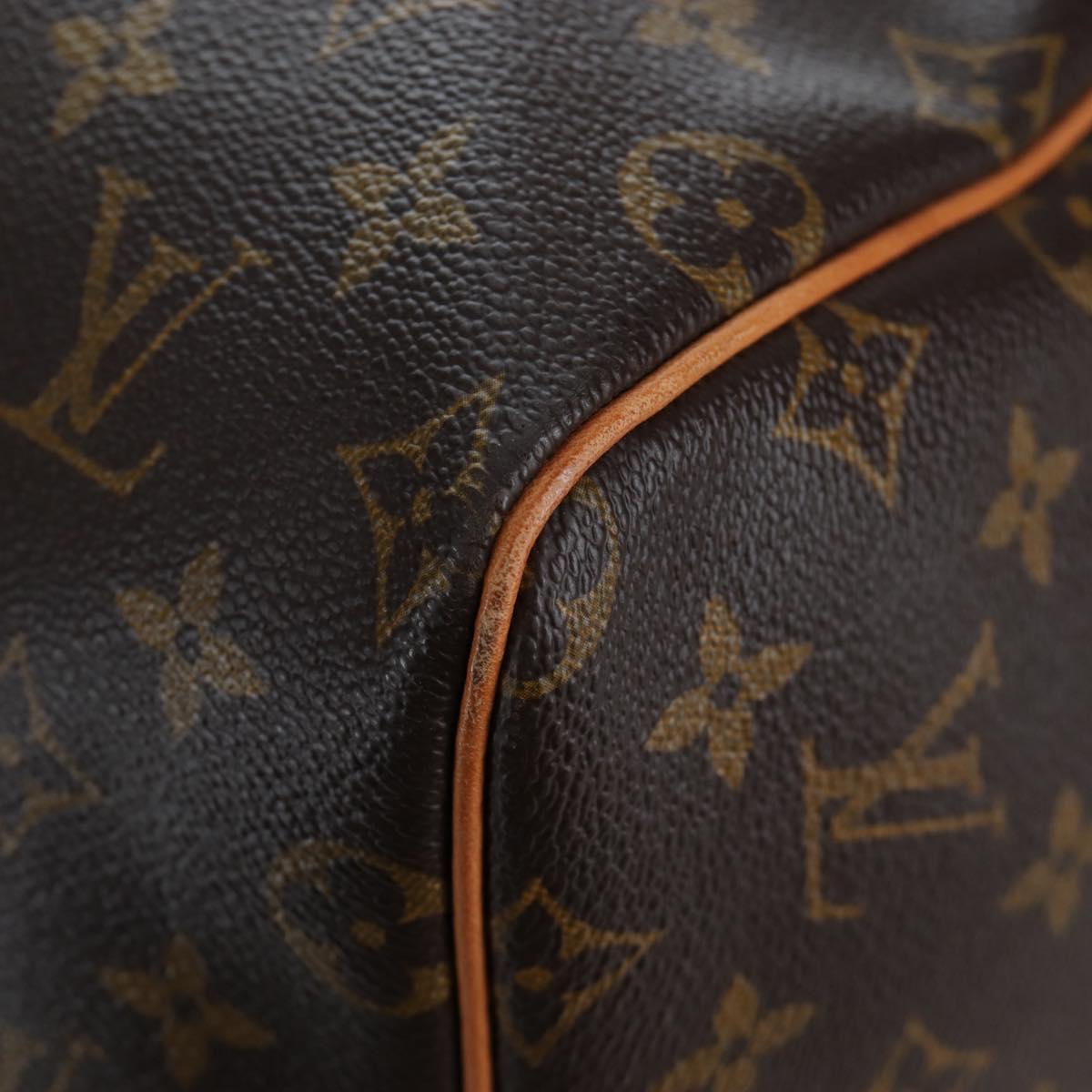 LOUIS VUITTON Monogram Keepall 55 Boston Bag M41424 LV Auth 188460SAV