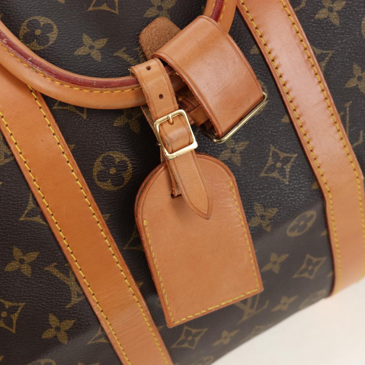 LOUIS VUITTON Monogram Keepall 55 Boston Bag M41424 LV Auth 188460SAV