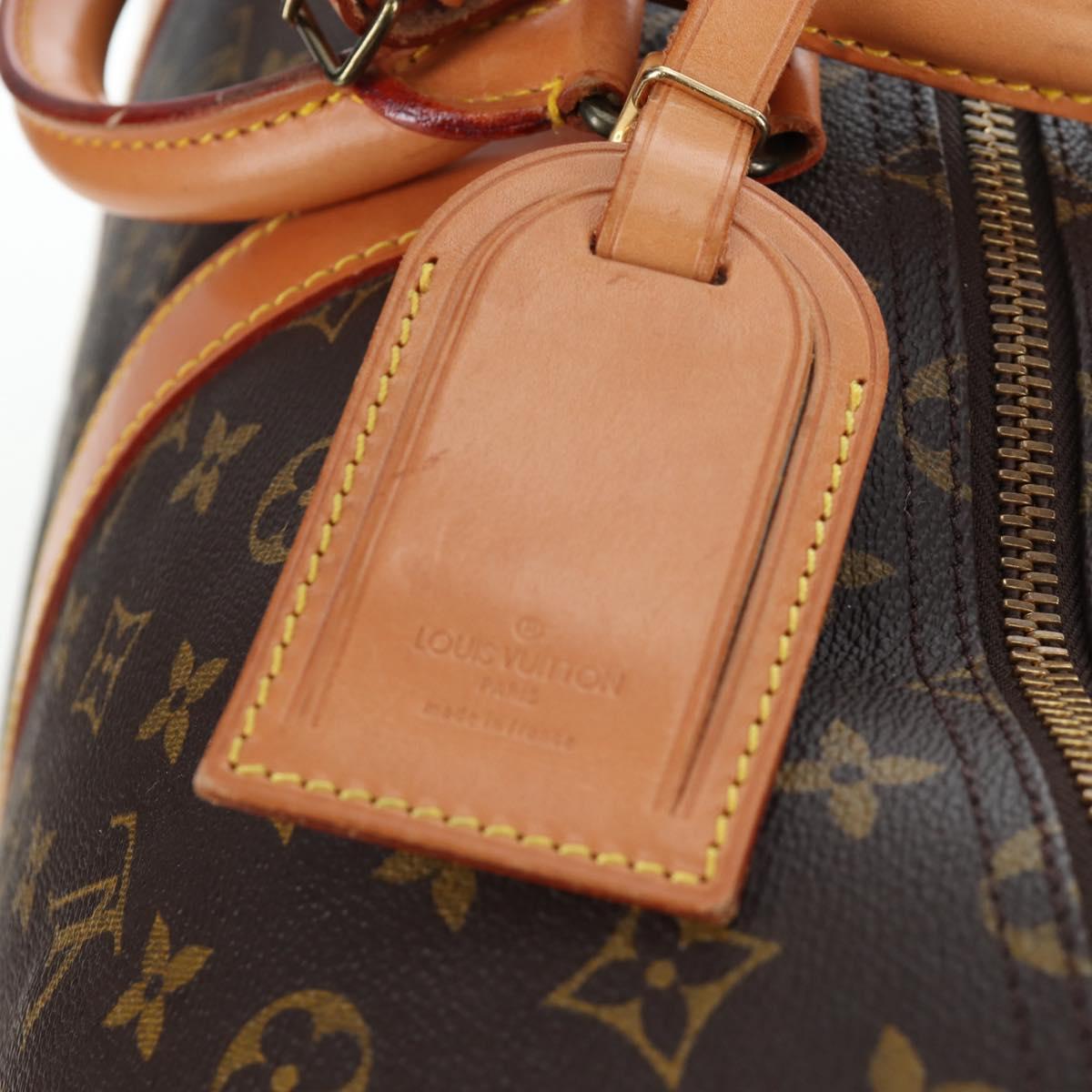LOUIS VUITTON Monogram Keepall 55 Boston Bag M41424 LV Auth 188460SAV