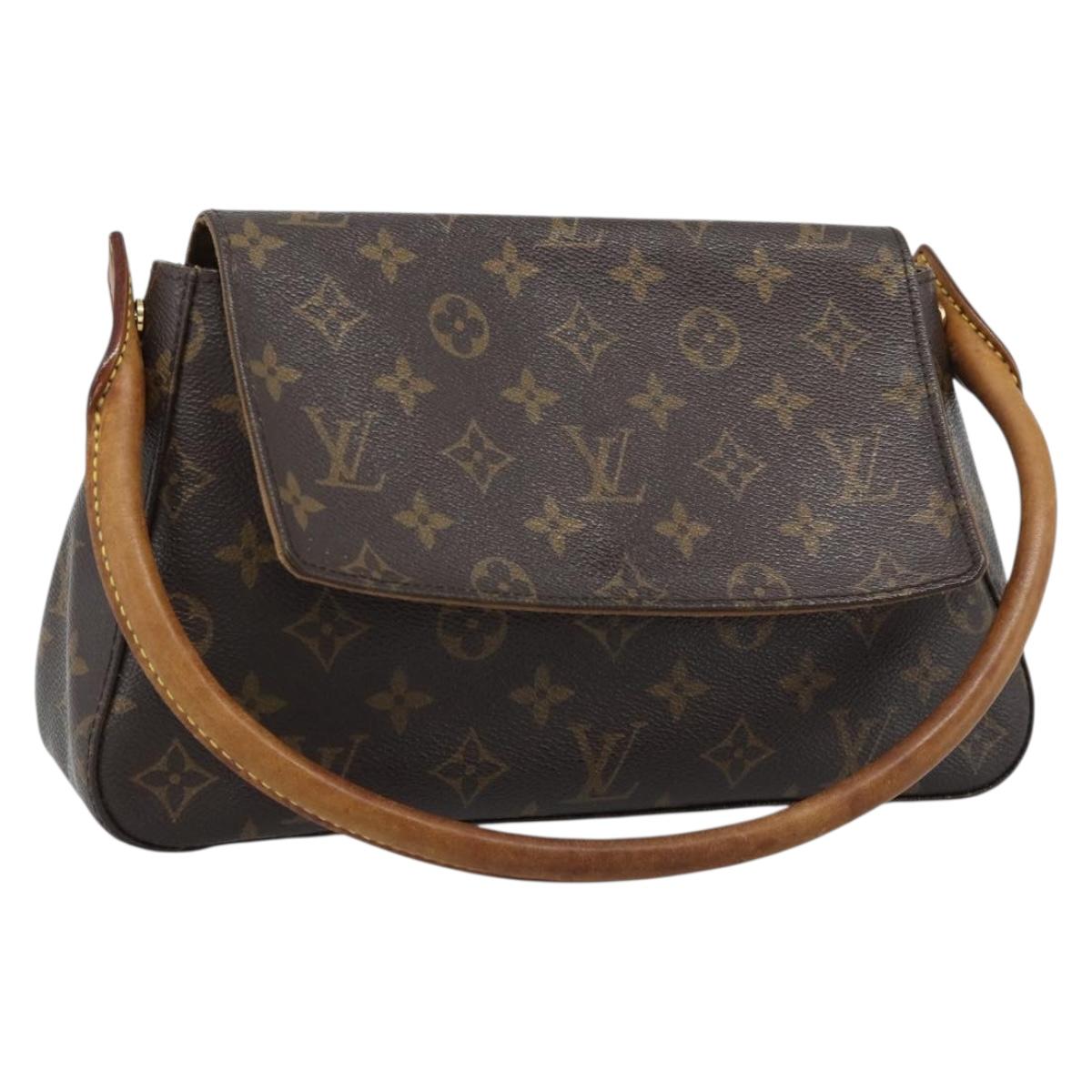 LOUIS VUITTON Monogram Mini Looping Shoulder Bag M51147 LV Auth 188475A