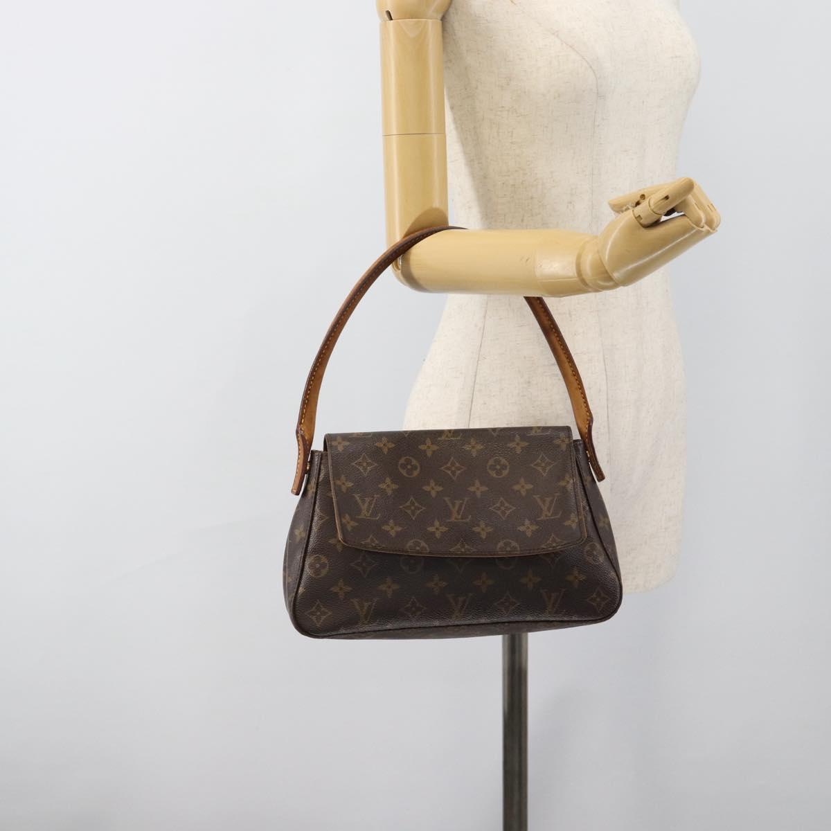 LOUIS VUITTON Monogram Mini Looping Shoulder Bag M51147 LV Auth 188475A