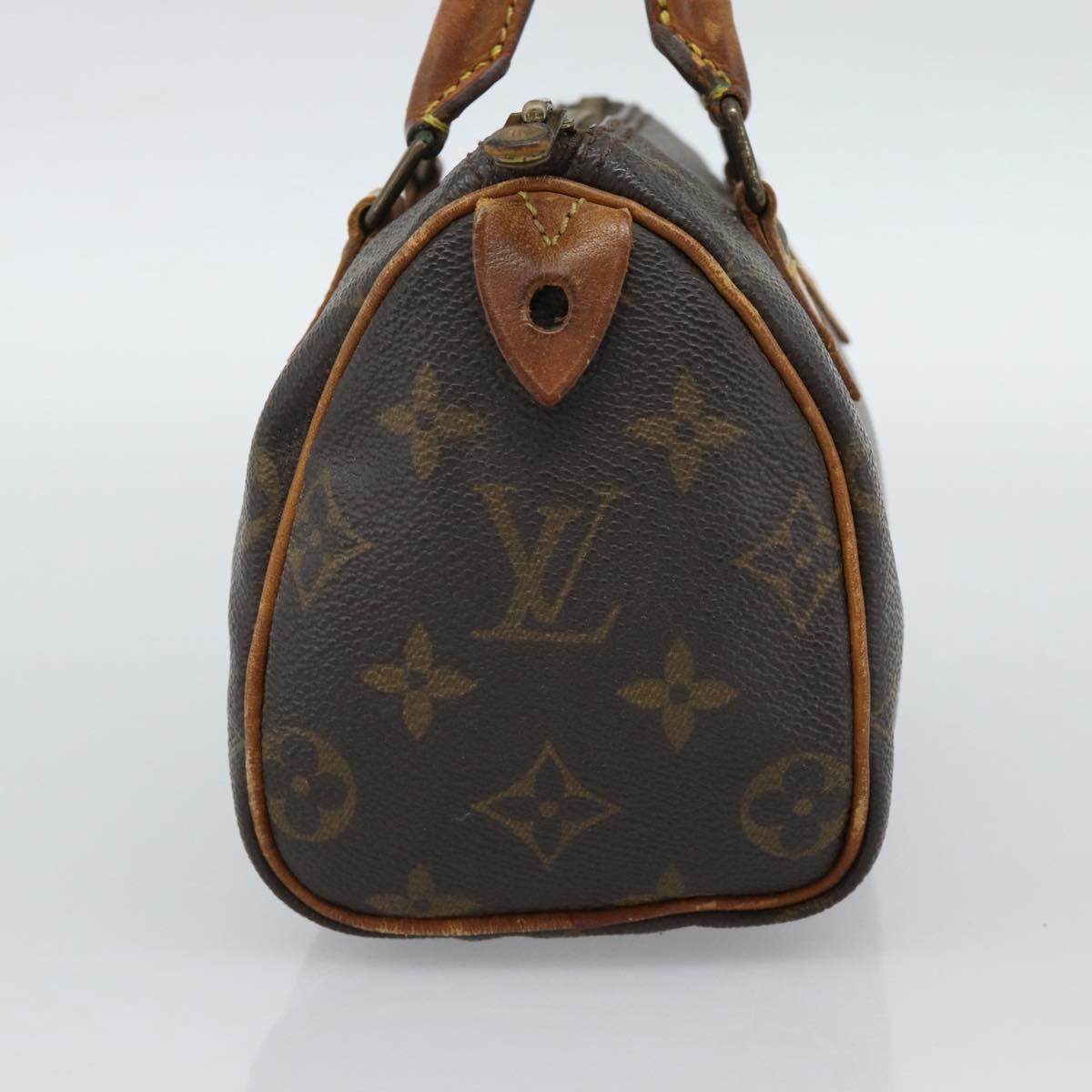 LOUIS VUITTON Monogram Mini Speedy Bandouliere Japon 88 Bag M99014 Auth 188480