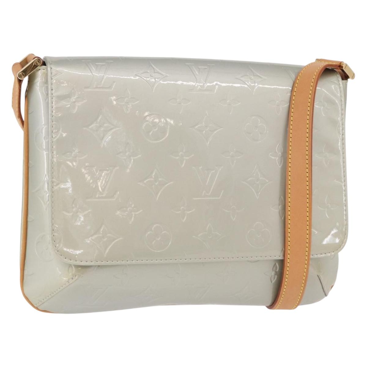 LOUIS VUITTON Monogram Vernis Thompson Street Bag Gris M91008 LV Auth 188483V