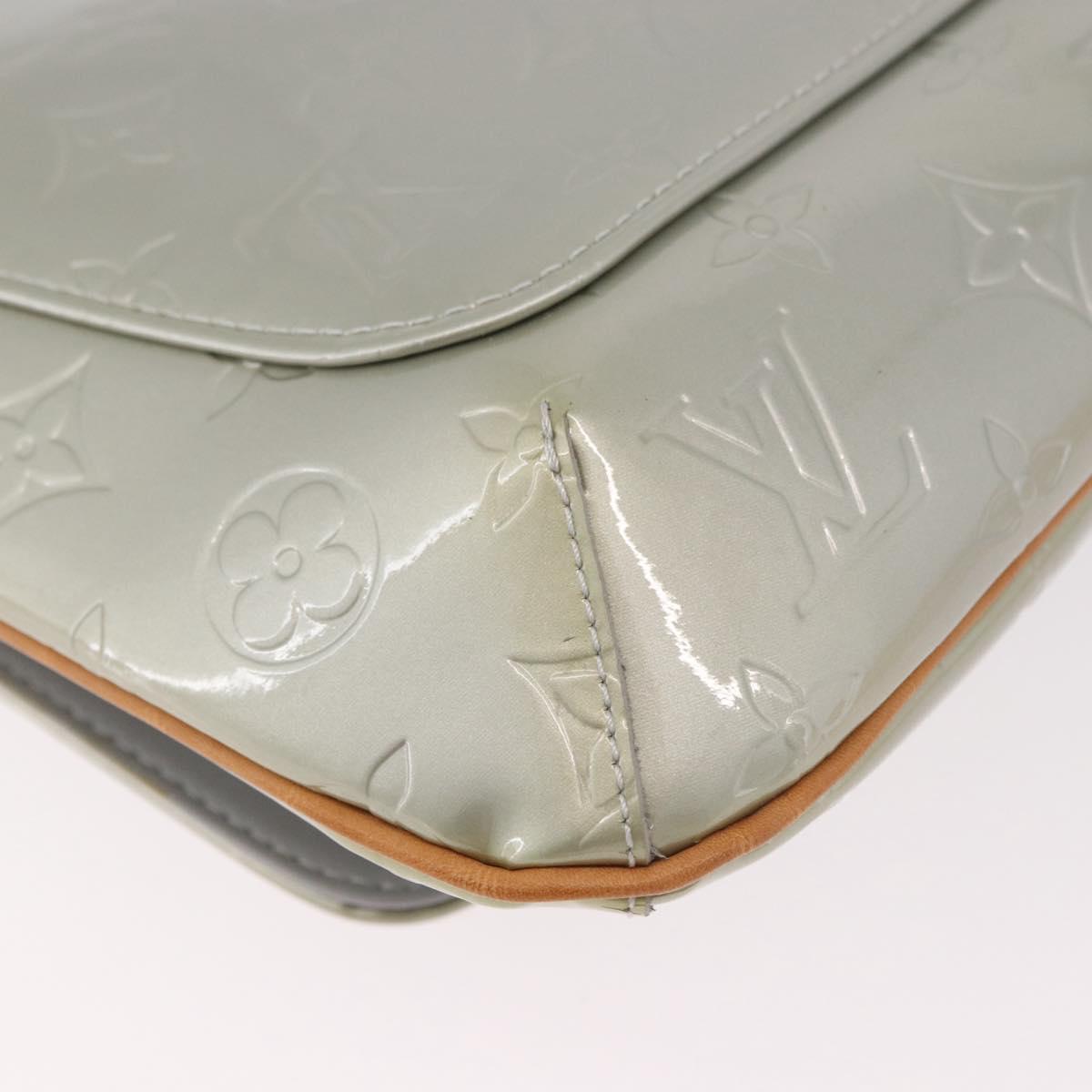 LOUIS VUITTON Monogram Vernis Thompson Street Bag Gris M91008 LV Auth 188483V