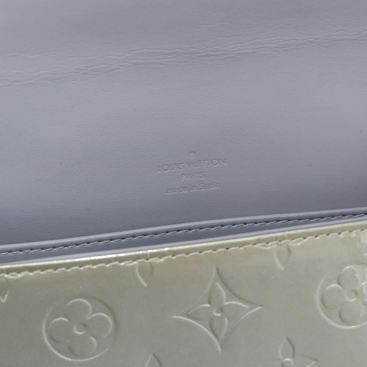 LOUIS VUITTON Monogram Vernis Thompson Street Bag Gris M91008 LV Auth 188483V