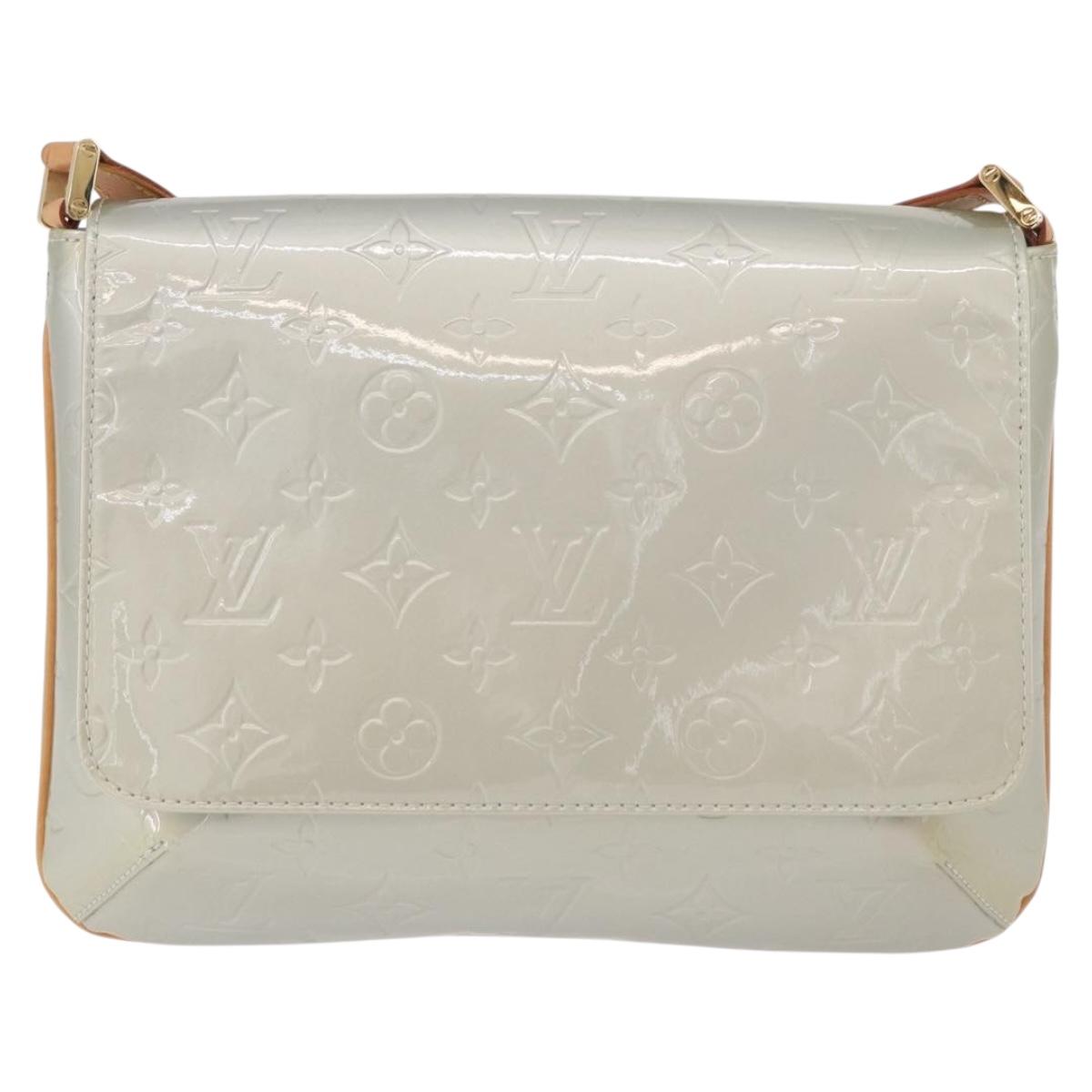 LOUIS VUITTON Monogram Vernis Thompson Street Bag Gris M91008 LV Auth 188483V