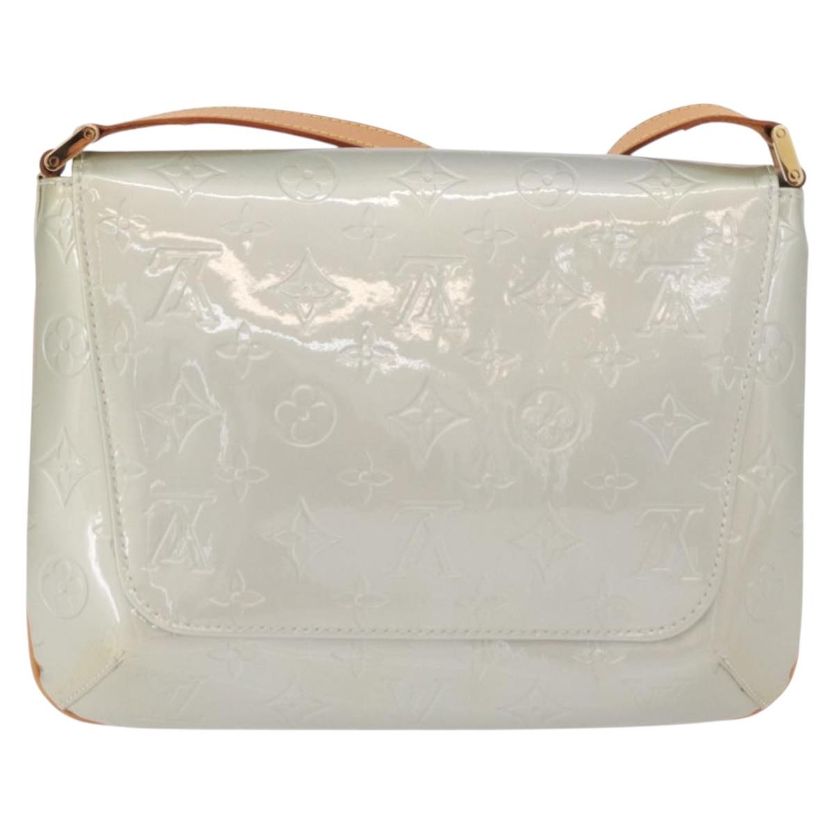 LOUIS VUITTON Monogram Vernis Thompson Street Bag Gris M91008 LV Auth 188483V