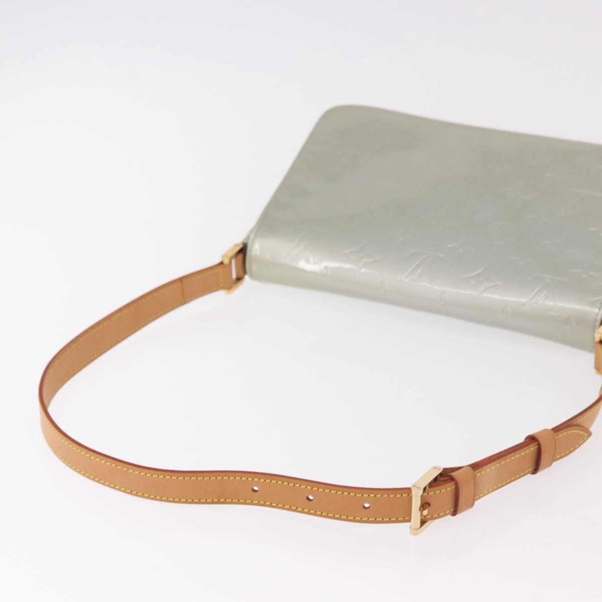 LOUIS VUITTON Monogram Vernis Thompson Street Bag Gris M91008 LV Auth 188483V