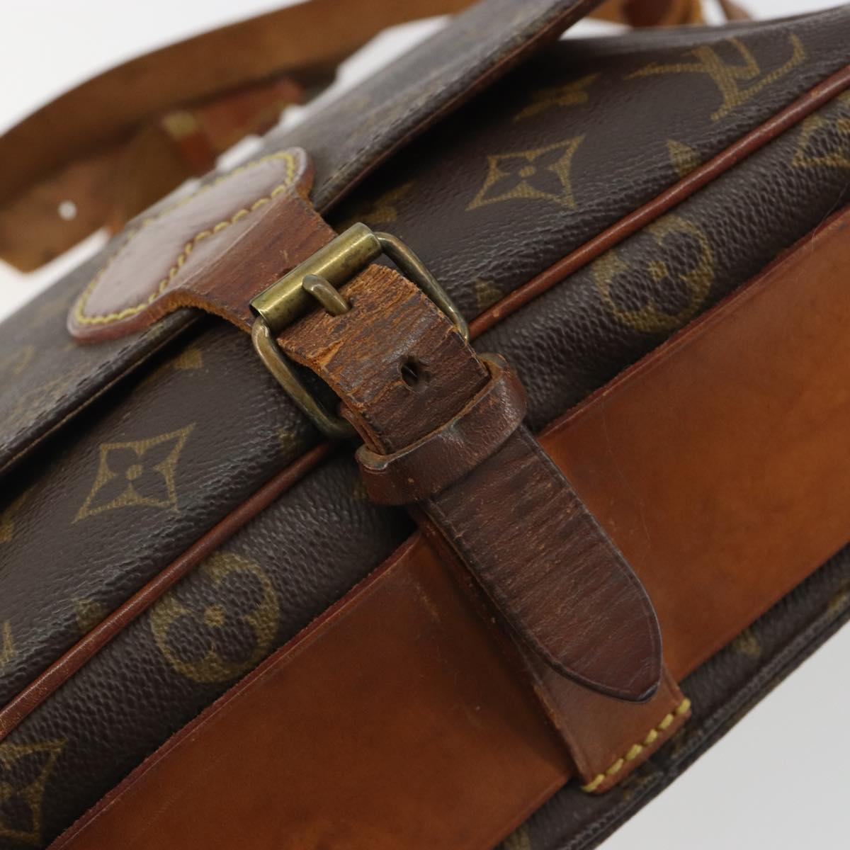 LOUIS VUITTON Monogram Cartouchiere GM Shoulder Bag M51252 LV Auth 188485