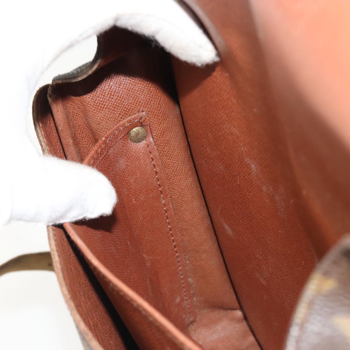 LOUIS VUITTON Monogram Cartouchiere GM Shoulder Bag M51252 LV Auth 188485