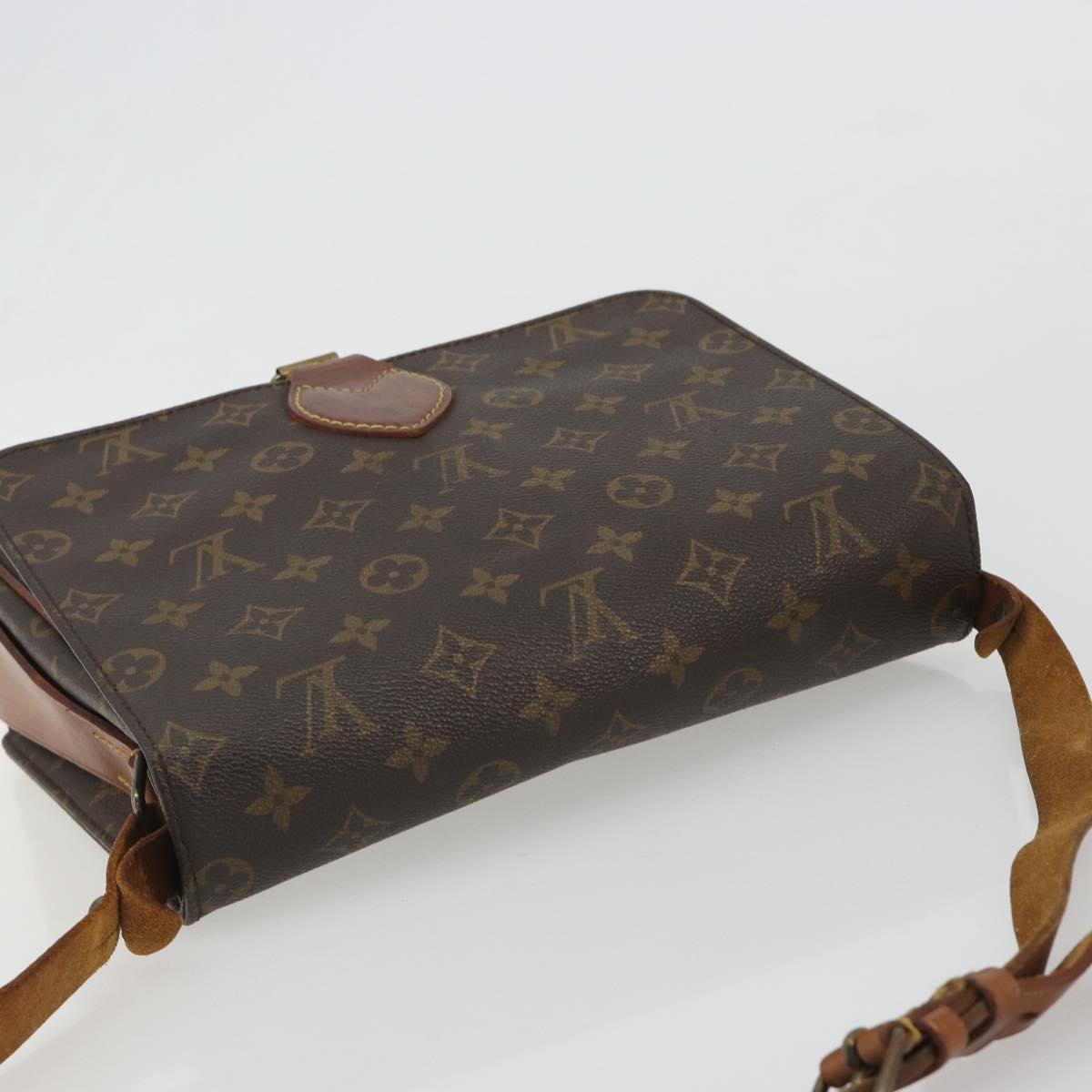 LOUIS VUITTON Monogram Cartouchiere GM Shoulder Bag M51252 LV Auth 188485