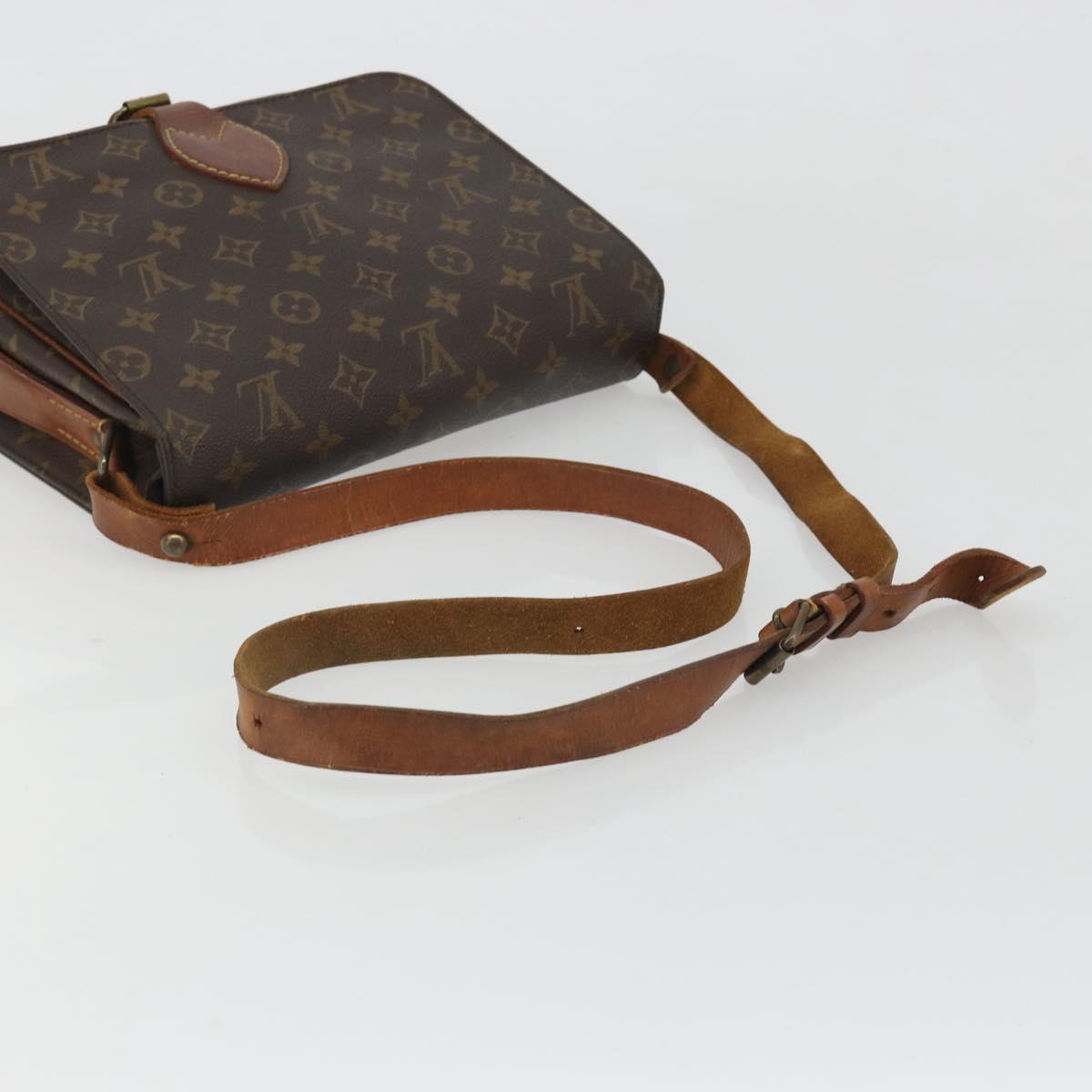 LOUIS VUITTON Monogram Cartouchiere GM Shoulder Bag M51252 LV Auth 188485