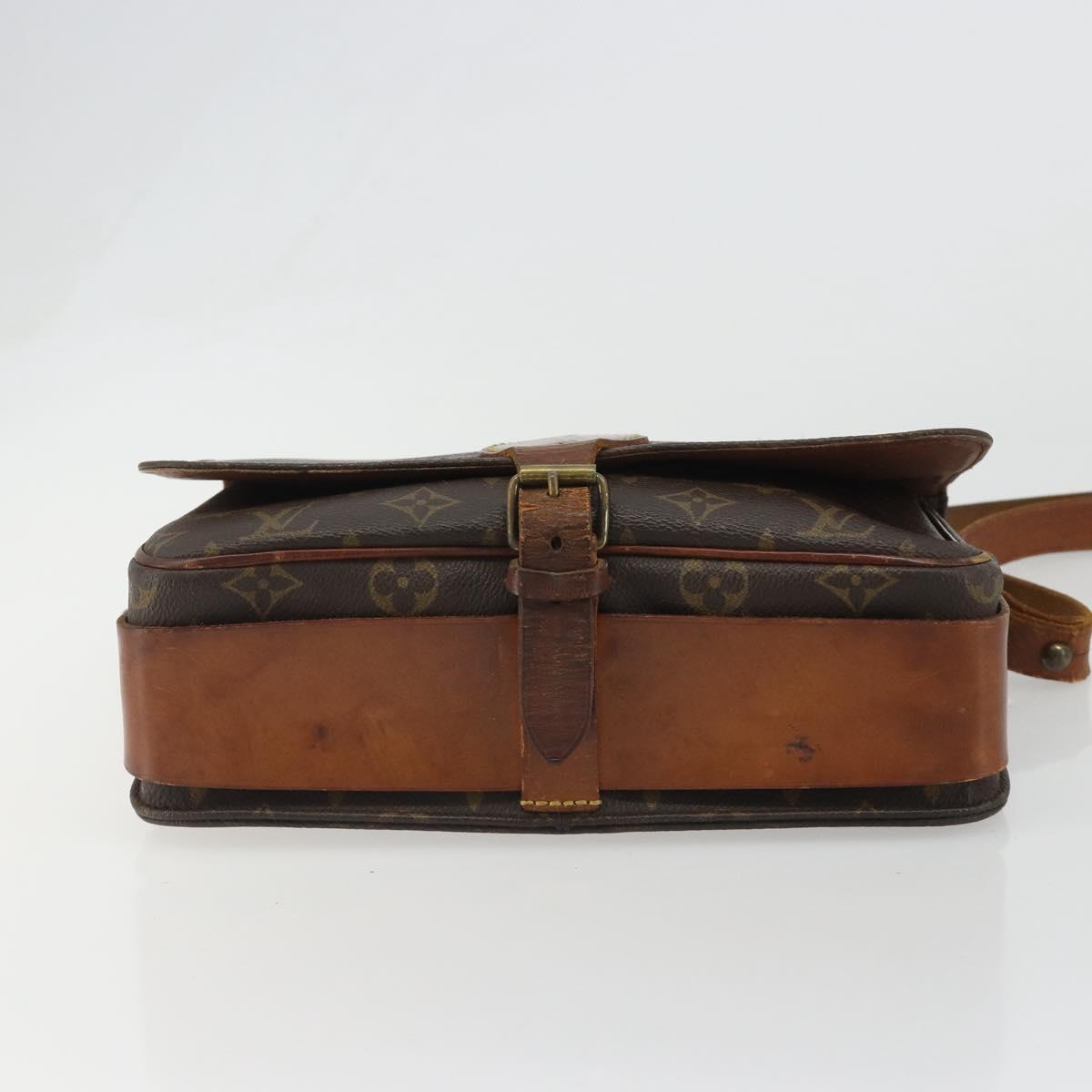 LOUIS VUITTON Monogram Cartouchiere GM Shoulder Bag M51252 LV Auth 188485