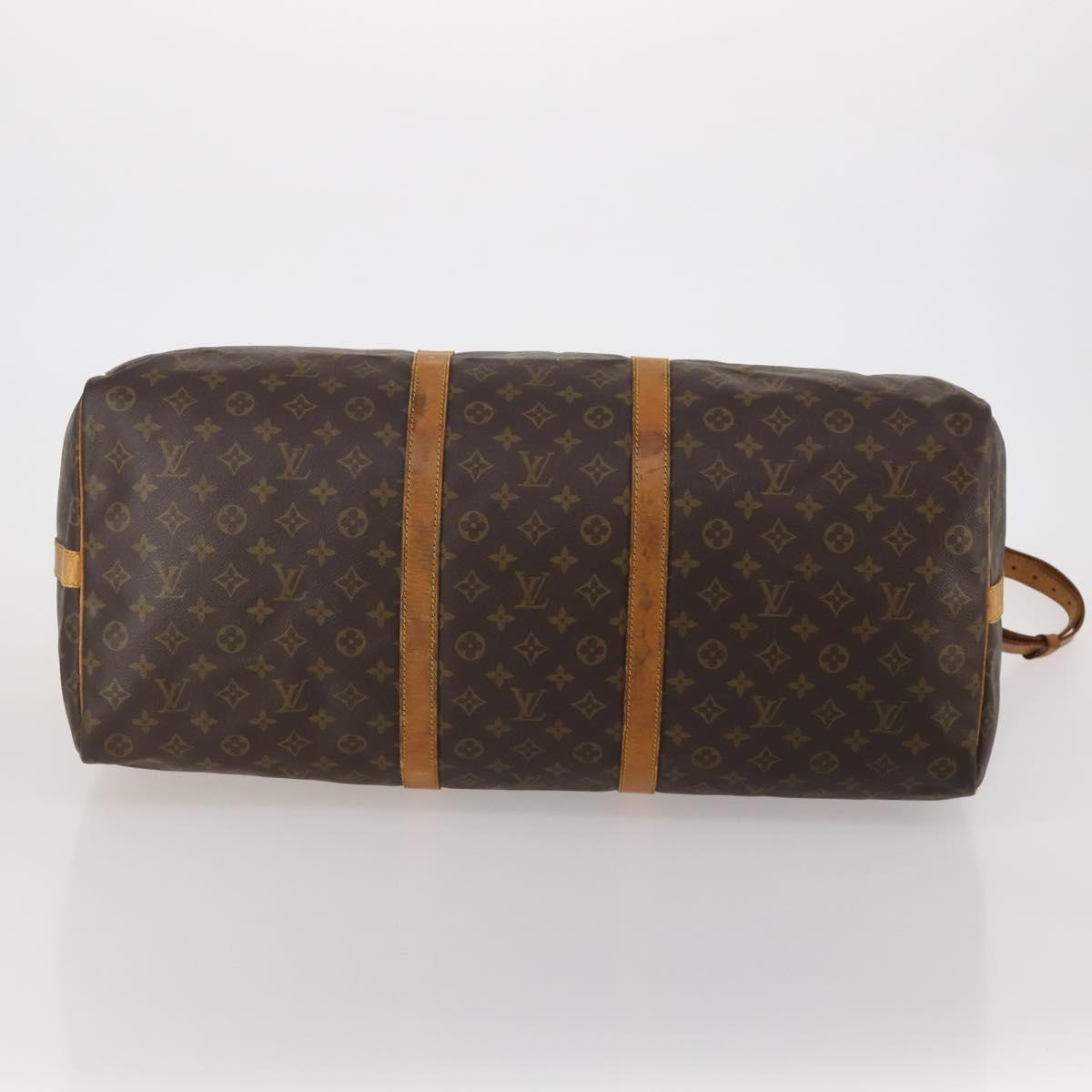LOUIS VUITTON Monogram Keepall Bandouliere 60 Boston Bag M41412 LV Auth 188487
