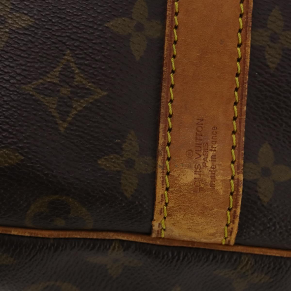 LOUIS VUITTON Monogram Keepall Bandouliere 60 Boston Bag M41412 LV Auth 188487