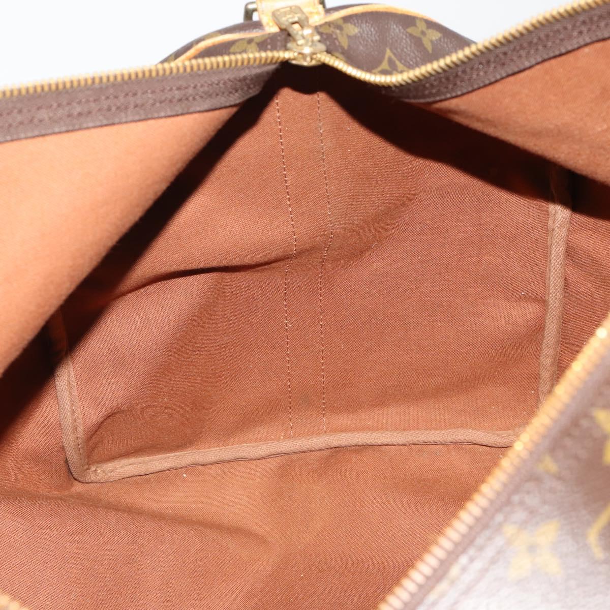 LOUIS VUITTON Monogram Keepall Bandouliere 60 Boston Bag M41412 LV Auth 188487