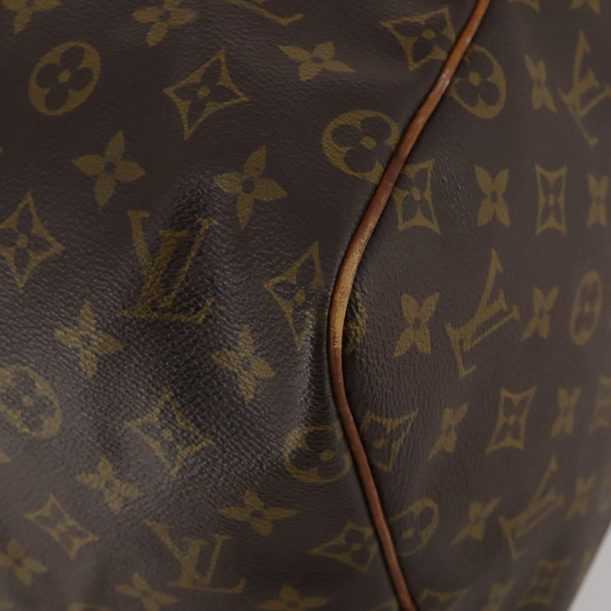 LOUIS VUITTON Monogram Keepall 55 Boston Bag M41424 LV Auth 188491