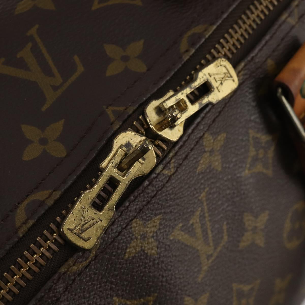 LOUIS VUITTON Monogram Keepall 55 Boston Bag M41424 LV Auth 188491
