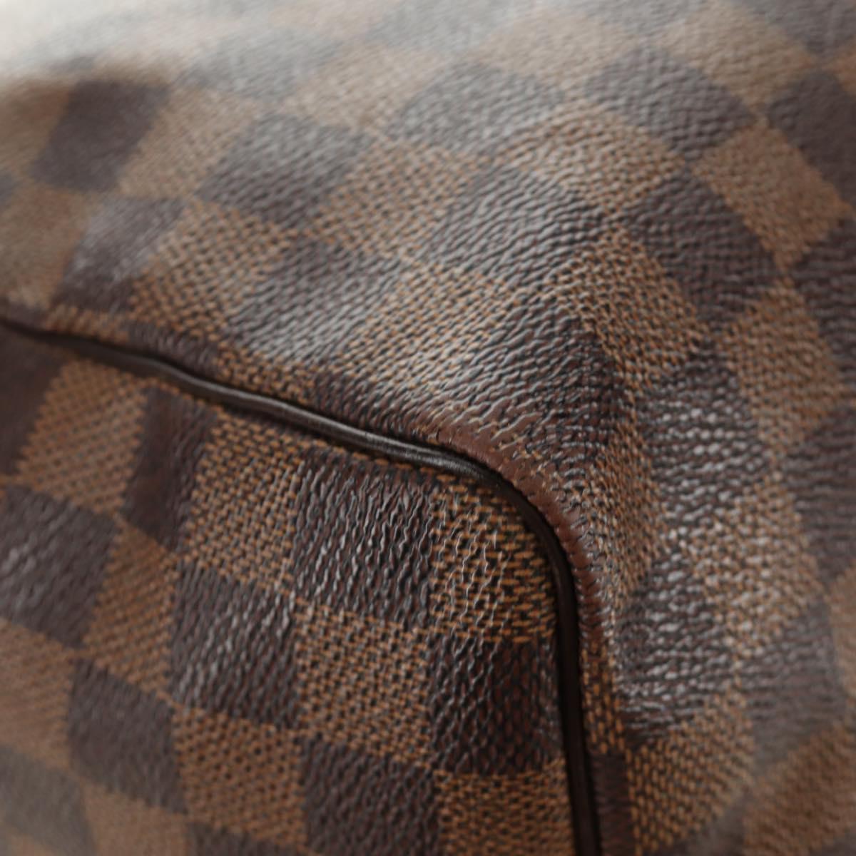 LOUIS VUITTON Damier Ebene Speedy Bandouliere 35 Hand Bag N41366 Auth 188496SAV