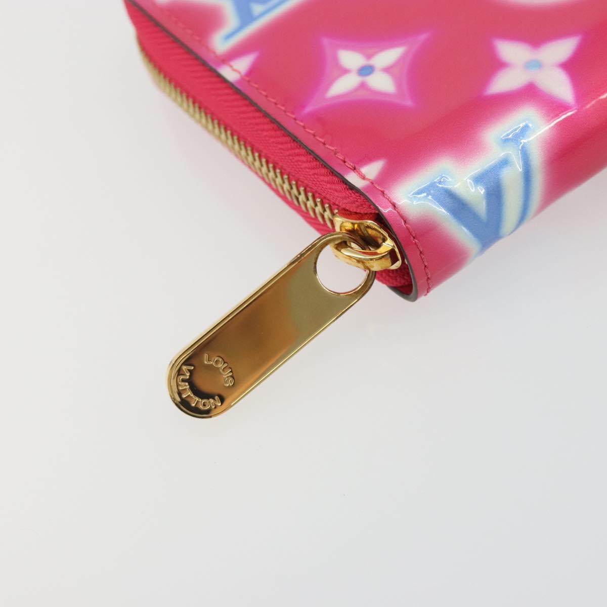 LOUIS VUITTON Vernis Zippy Long Wallet Valentine's Day 2022 M81154 Auth 188500M