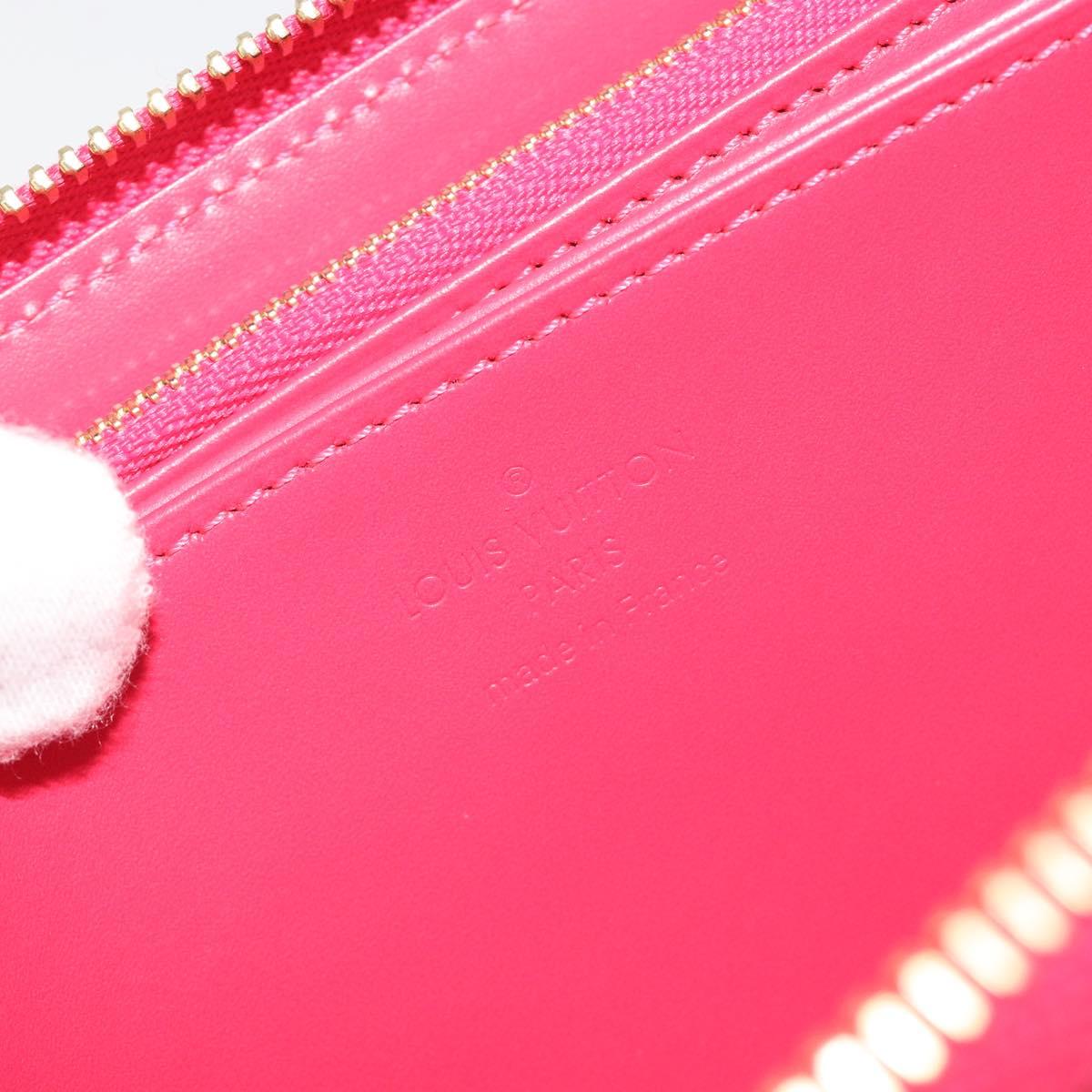 LOUIS VUITTON Vernis Zippy Long Wallet Valentine's Day 2022 M81154 Auth 188500M